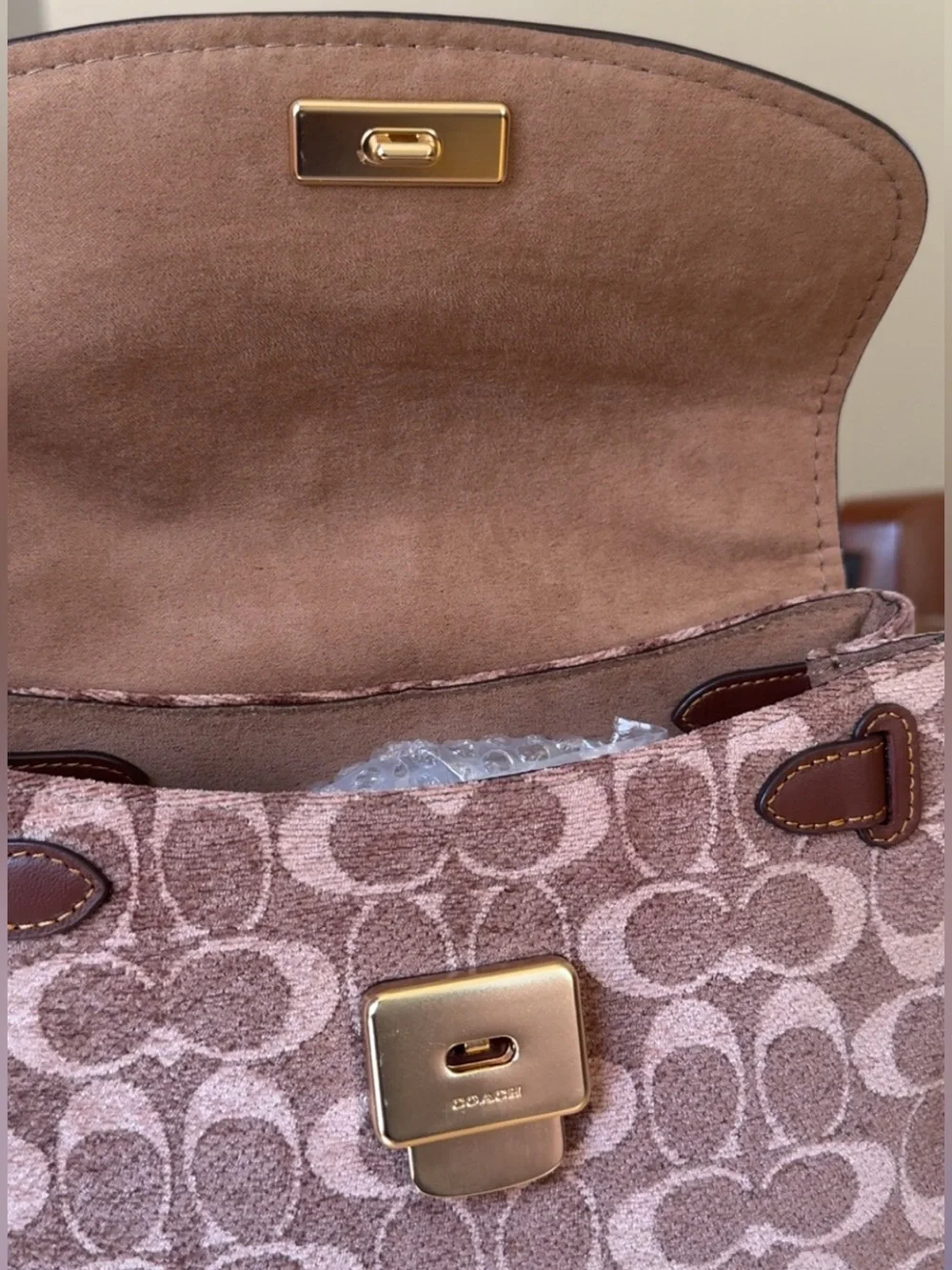 Emory Top Handle Crossbody in signature Chenille